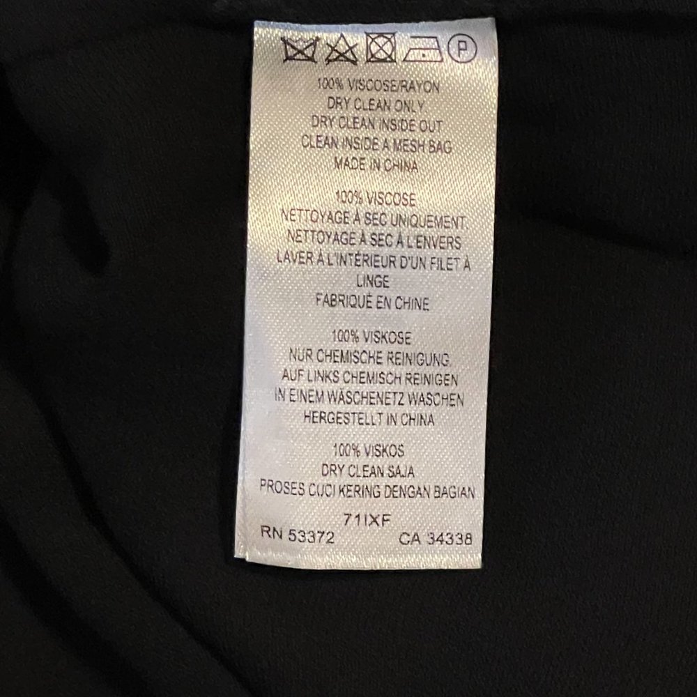 French Connection Evening Dew One-shoulder Dress In Black Size 2 71IXF - Picture 6 of 7